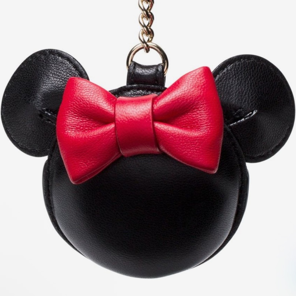 Kate Spade X Disney Minnie Mouse Keyfob KeyChain W/Red Bow LIMITED EDITION NWOT - Picture 7 of 8